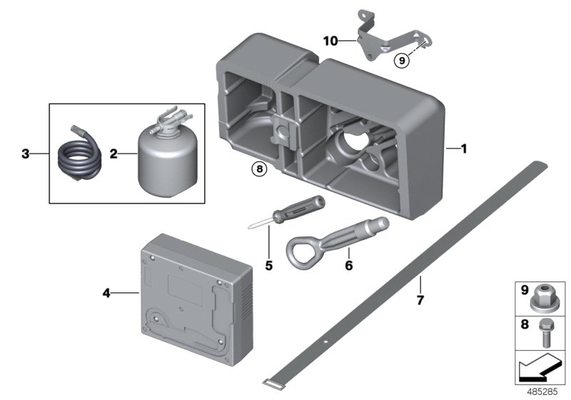 Genuine BMW 71106862425 F46 F45 Hook&Loop Fastener (Inc. X1) | ML Performance UK Car Parts