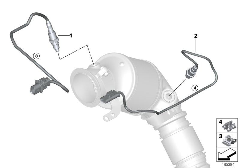 Genuine BMW 11788657235 F92 F90 F93 Lambda Monitor Sensor (Inc. X5 50iX, M8 & X7 50iX) | ML Performance UK Car Parts