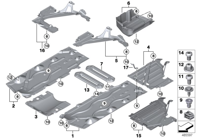 Genuine BMW Mini 51617286925 F56 F55 Connecting Member, Rear Tunnel (Inc. One D) | ML Performance UK Car Parts