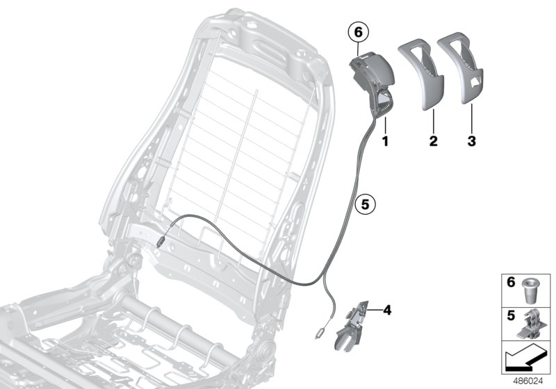 Genuine BMW 52107363747 F32 Cover, Release Left VENETOBEIGE (Inc. 420dX, 440iX & 425d) | ML Performance UK Car Parts