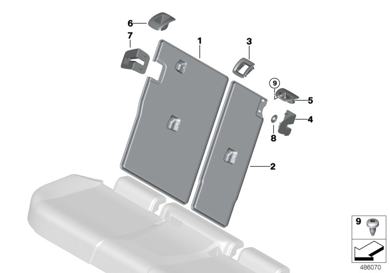 Genuine BMW 52207479136 G21 G02 G01 Cover, Control CANBERRABEIGE (Inc. X3 20i 1.6, X3 18d & X4 20dX) | ML Performance UK Car Parts