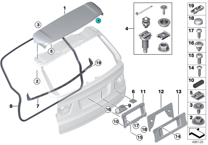 Genuine BMW 51717180654 E70 E71 Cover (Inc. X5 M) | ML Performance UK Car Parts