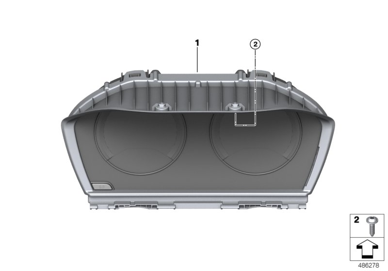 Genuine BMW 62109835824 F39 Instrument Cluster MPH (Inc. X2 & X1 28i) | ML Performance UK Car Parts