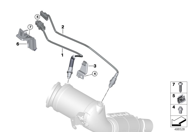 Genuine BMW 11788631393 F56 F40 Lambda Monitor Sensor (Inc. JCW ALL4, One & X2 20i) | ML Performance UK Car Parts