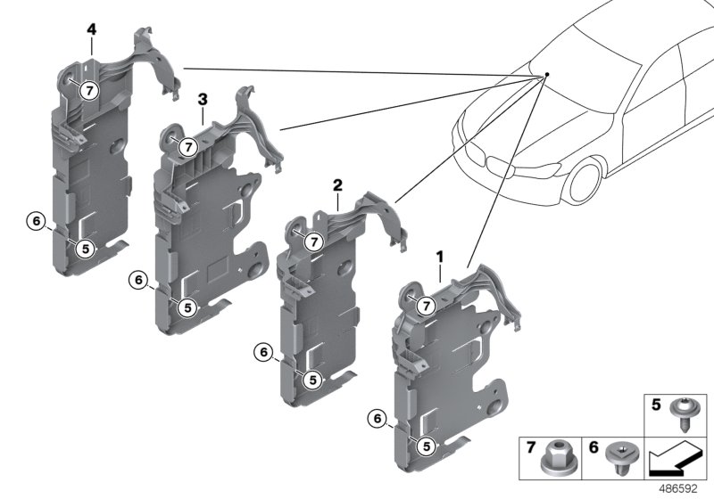 Genuine BMW 61359331163 G15 G16 F90 Bracket Bdc (Inc. 745e, 740Le & 740dX) | ML Performance UK Car Parts