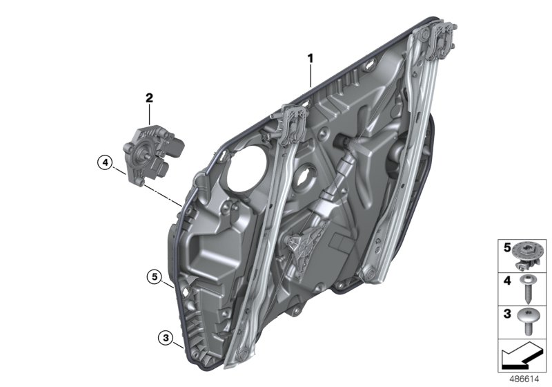 Genuine BMW 51337457249 G02 G01 Drive For Window Lifter, Front (Inc. X3 20dX & X4) | ML Performance UK Car Parts