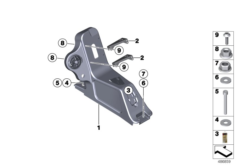 Genuine BMW 61318429359 Center Console In Carbon (Inc. M4 GT4) | ML Performance UK Car Parts