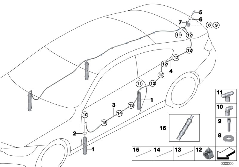 Genuine BMW 71128283091 Counter Nut 60X1,5 LL-21/22 (Inc. M4 GT4 & M6 GT3) | ML Performance UK Car Parts