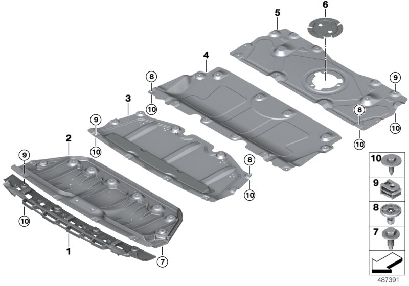 Genuine BMW 51757340857 G20 G21 Engine Encapsulation, Front (Inc. 330iX, 330e & M340iX) | ML Performance UK Car Parts