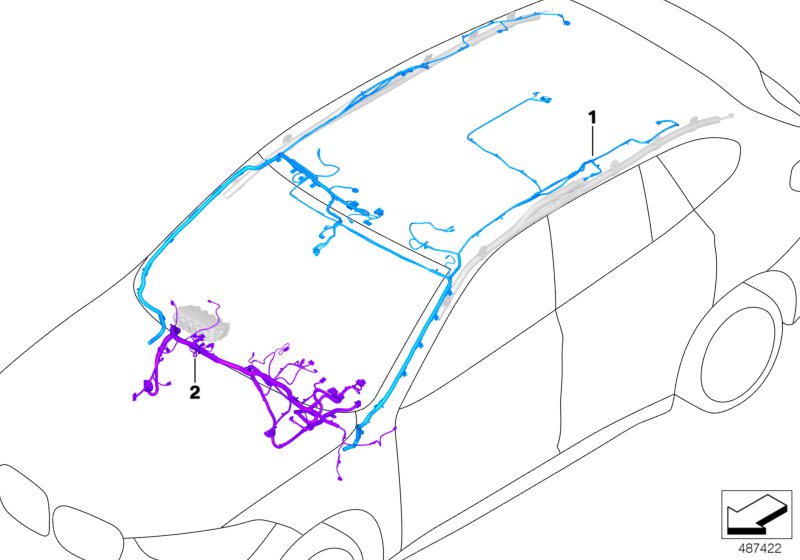 Genuine BMW 61129366591 F39 Repair Wiring For Airbag System (Inc. X2) | ML Performance UK Car Parts