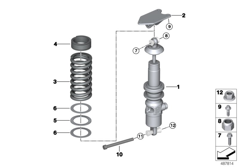 Genuine BMW 33508321018 Rear Coil Spring 170-60-170 (Inc. M4 GT4) | ML Performance UK Car Parts