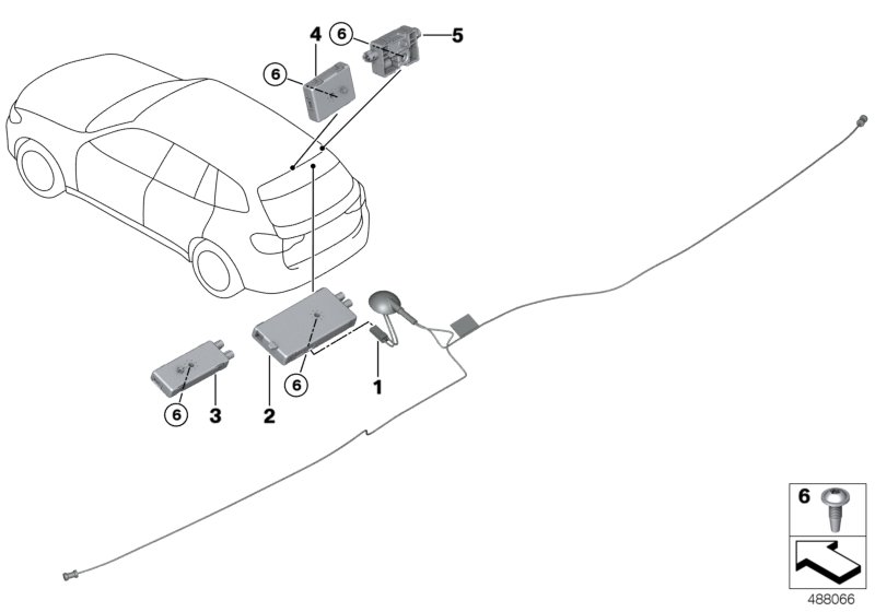 Genuine BMW 65206840274 G06 G02 Suppression Filter 8 PIN (Inc. X6 30dX, X4 M40iX & X6 40i) | ML Performance UK Car Parts