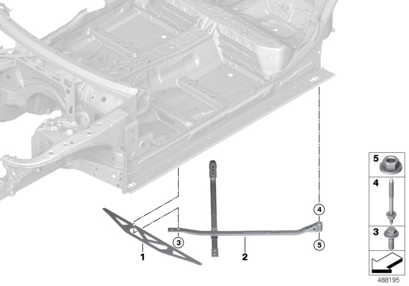 Genuine BMW 33318064893 F93 F90 F91 Cross Strut Rear M (Inc. M5 & M8) | ML Performance UK Car Parts