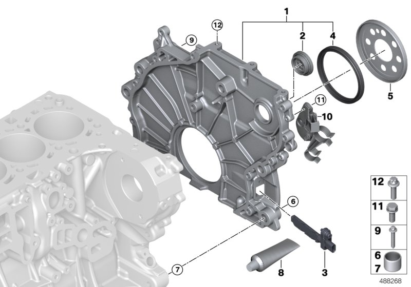 Genuine BMW 11748586356 F40 F48 Holder (Inc. Cooper D ALL4, Cooper SD ALL4 & X2 18dX) | ML Performance UK Car Parts