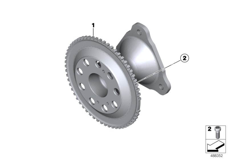 Genuine BMW 11228348674 Isa Screw M12X1.5 L=22 (Inc. M6 GT3) | ML Performance UK Car Parts