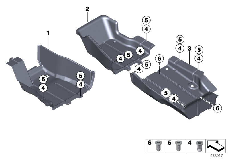 Genuine BMW 51408416582 Passenger's Footwell Trim Panel VO RE/FRONT RH (Inc. M235i Racing) | ML Performance UK Car Parts