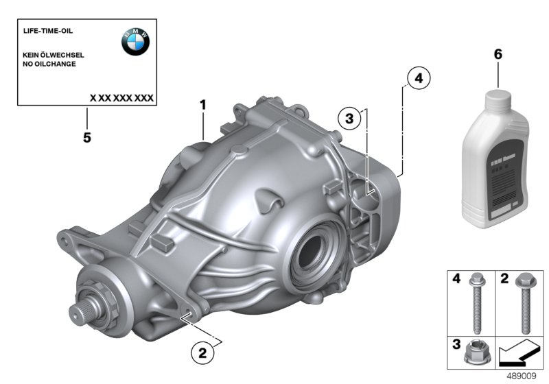 Genuine BMW 33107584159 F01 F02 Exch. Final Drive I=3,46 (Inc. 750Li, 750LiX & 750i) | ML Performance UK Car Parts