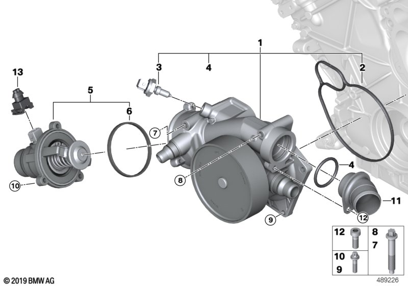 Genuine BMW 11508419207 Coolant Pipe, Supply Line (Inc. M6 GT3) | ML Performance UK Car Parts