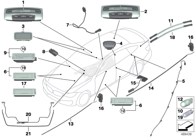 Genuine BMW 63319248670 F34 Optical Conductor, Door Rear Upper Right (Inc. 335dX) | ML Performance UK Car Parts