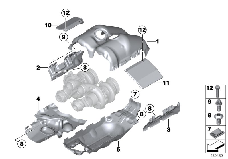 Genuine BMW 11658419228 Heat Shield UNTEN/LOWER (Inc. M6 GT3) | ML Performance UK Car Parts