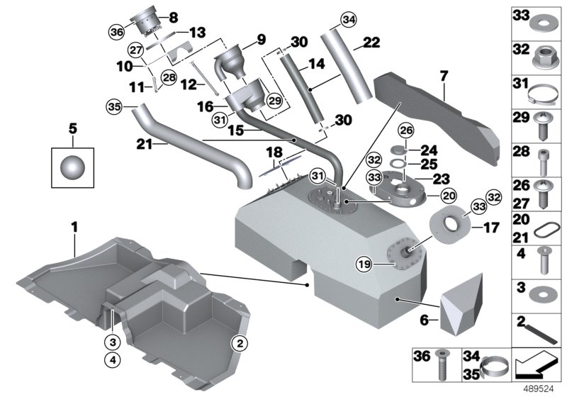 Genuine BMW 16128428501 Cover, Tank Trim Panel FIREWALL (Inc. M6 GT3) | ML Performance UK Car Parts