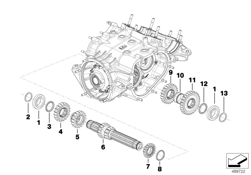 Genuine BMW 23008419483 Reverse Gear Wheel (Inc. M6 GT3) | ML Performance UK Car Parts