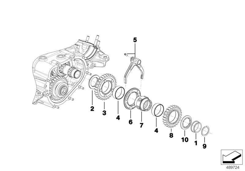 Genuine BMW 23008419502 Gear Set OUTPUT 21/24 (Inc. M6 GT3) | ML Performance UK Car Parts