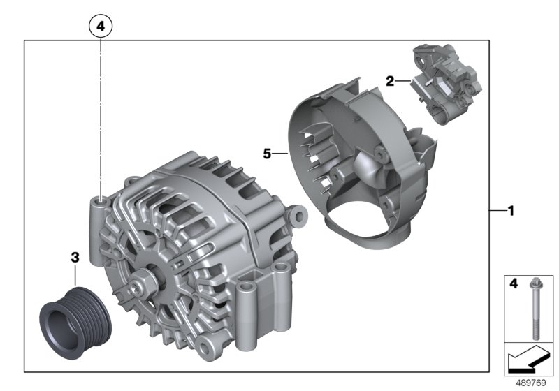 Genuine BMW 12317575346 RR6 RR11 F07 Pulley Alternator (Inc. Cullinan, 760Li & 750iX) | ML Performance UK Car Parts