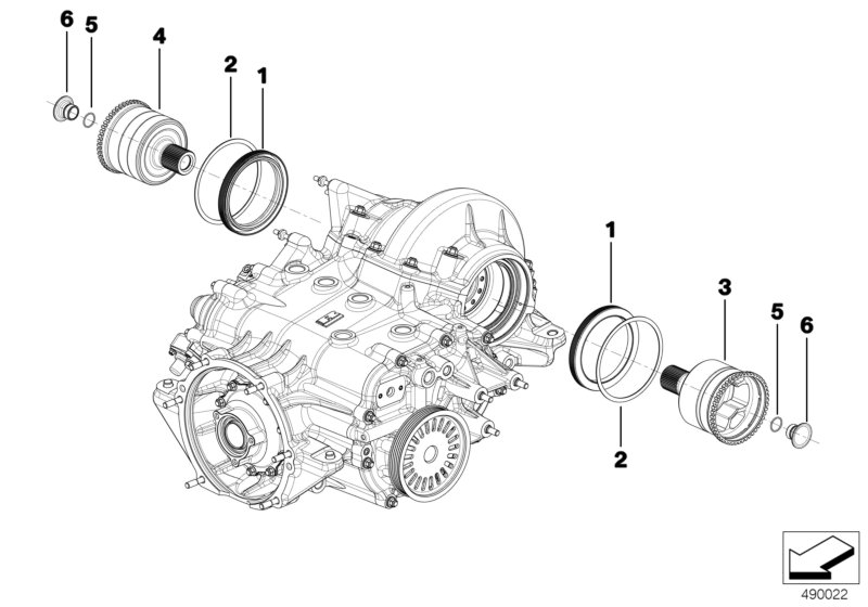 Genuine BMW 23008423719 Output Flange RECHTS/RH (Inc. M6 GT3) | ML Performance UK Car Parts