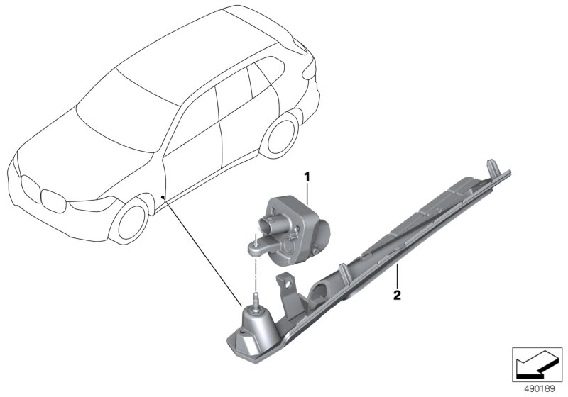 Genuine BMW 63148097361 G07 Holder, Lamp Module, Left (Inc. X7 40iX, X7 M50iX & X7 50iX) | ML Performance UK Car Parts