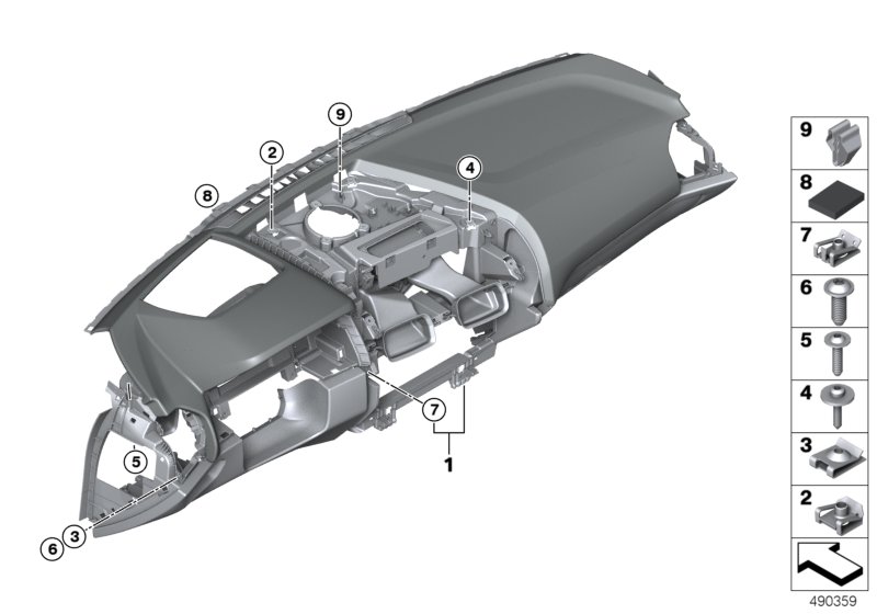 Genuine BMW 51458746404 F92 F93 F91 I.Panel Leather/Alcantara Hud SCHWARZ (Inc. M8) | ML Performance UK Car Parts