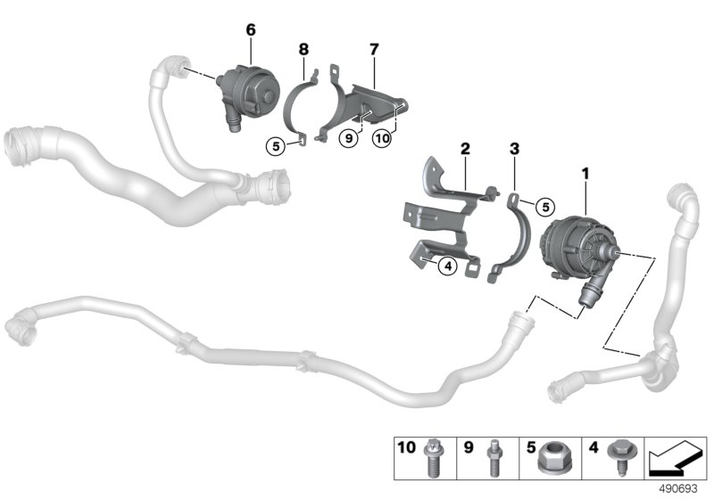 Genuine BMW 11517935184 G07 G02 G05 Support (Inc. X3 M40iX, X4 M40iX & X5 40iX) | ML Performance UK Car Parts