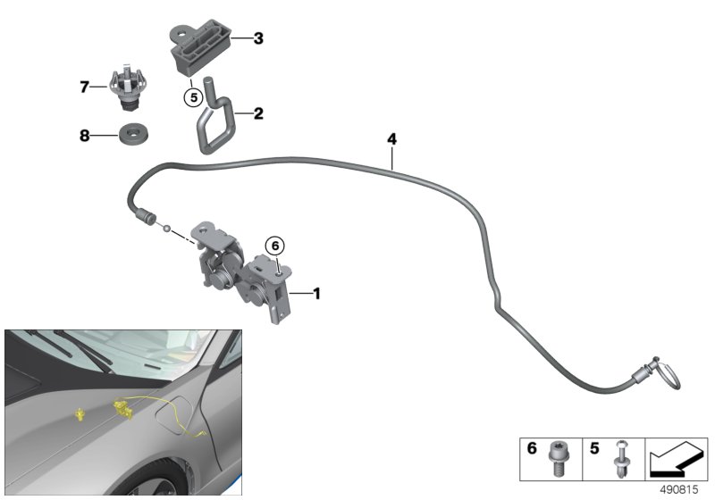 Genuine BMW 51237395773 Catch Bracket (Inc. i8) | ML Performance UK Car Parts