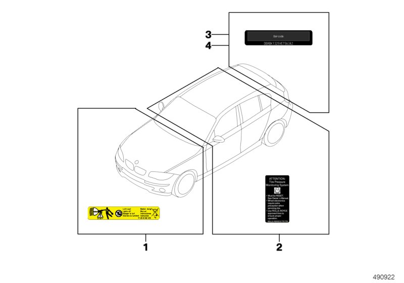 Genuine BMW 71218248227 R53 