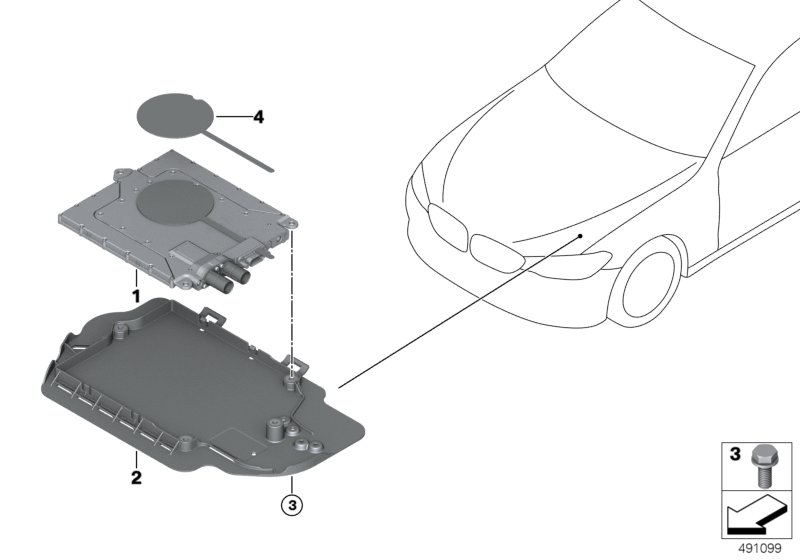 Genuine BMW 61356832921 G30 Lid Car Pad Module Cpm (Inc. 530e & 530eX) | ML Performance UK Car Parts