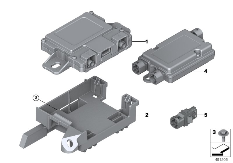 Genuine BMW 84109390160 F25 F26 Holder For Lte Compensator (Inc. X3) | ML Performance UK Car Parts