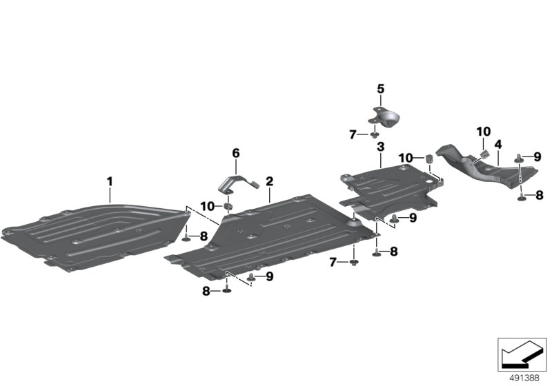 Genuine BMW 51757441886 G29 Underfloor Coating Center (Inc. Z4 30i, Z4 M40i & Z4 20i) | ML Performance UK Car Parts