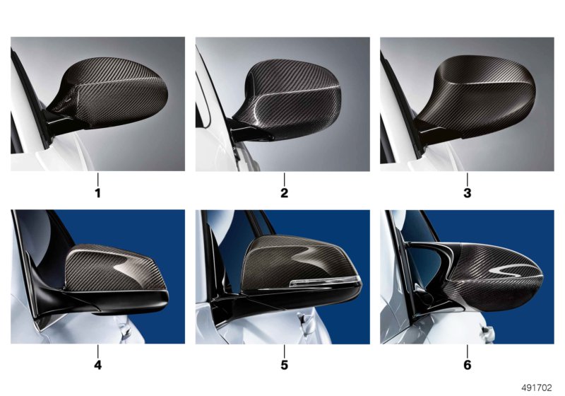 Genuine BMW 51162159465 E92 E93 Ouside Mirror Shroud, Carbon, Left (Inc. 335i, 320d & 330xi) | ML Performance UK Car Parts