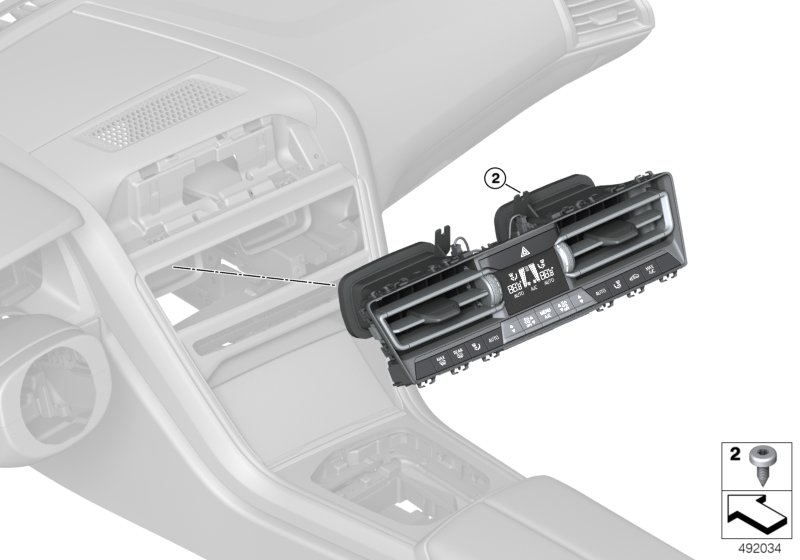 Genuine BMW 64119458556 G16 F93 G14 Automatic Air Conditioning Control (Inc. 840i, M8 & 840dX) | ML Performance UK Car Parts