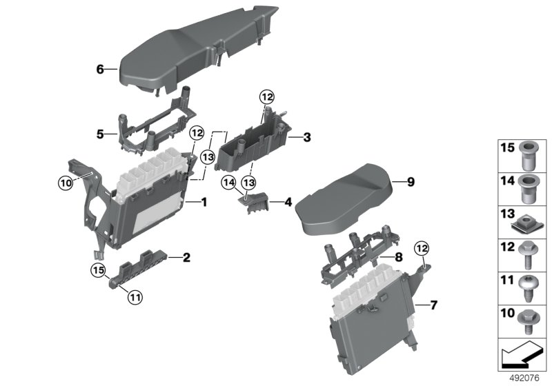 Genuine BMW 12909894685 G30 Instrument Carrier LINKS (Inc. M550iX) | ML Performance UK Car Parts