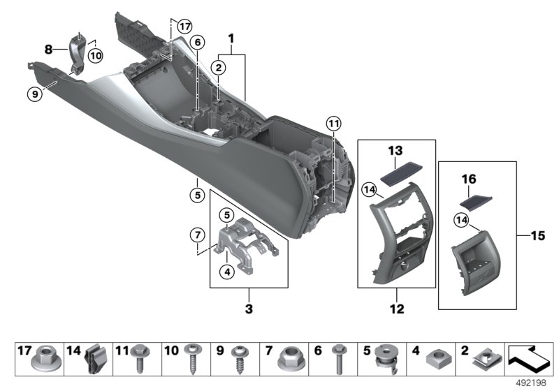 Genuine BMW 51169390184 G02 G01 Adjustment Element (Inc. X3 20dX, Z4 30i & X4 20iX) | ML Performance UK Car Parts