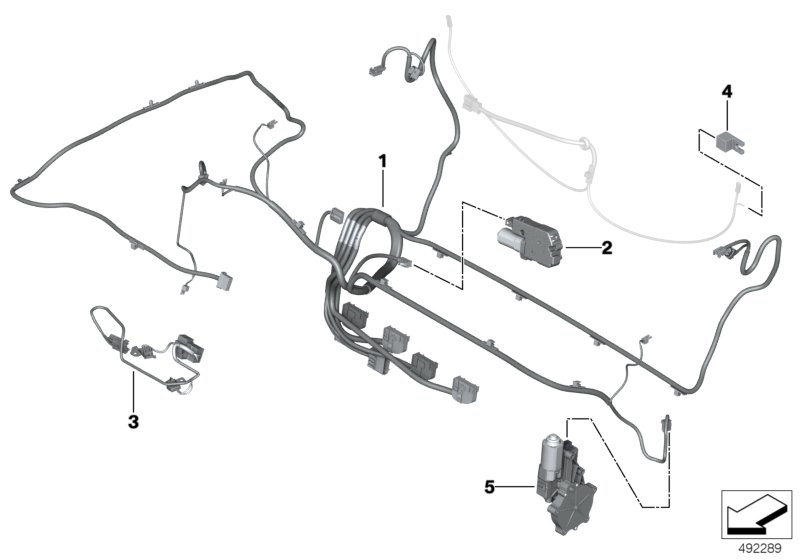 Genuine BMW 54377224669 E89 I15 Wiring Harness For Lock Motor (Inc. Z4 & i8) | ML Performance UK Car Parts