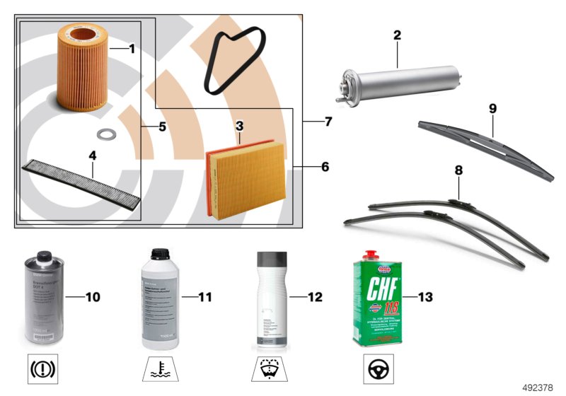 Genuine BMW Mini 13327794590 R50 Fuel Filter (Inc. One D) | ML Performance UK Car Parts