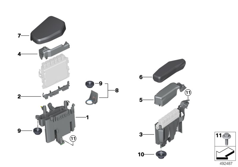 Genuine BMW 12908657714 G06 G05 G07 Instrument Carrier (Inc. X5 50iX, X6 M50iX & X7 50iX) | ML Performance UK Car Parts