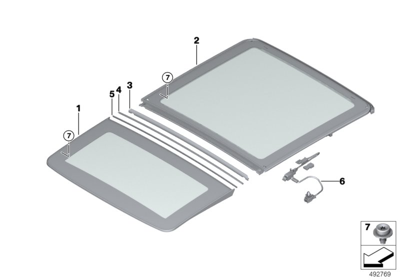 Genuine BMW 54109880246 G06 Glass Cover, Front (Inc. X6) | ML Performance UK Car Parts