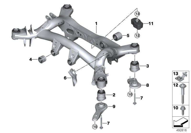 Genuine BMW 33306881819 G29 Radius Rod, Front Left (Inc. Z4 M40i, Z4 30i & Z4 20i) | ML Performance UK Car Parts