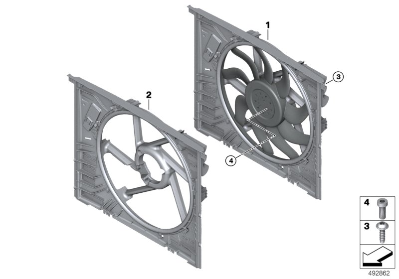 Genuine BMW 17428477382 G20 Fan Shroud 1000W (Inc. M340i, M340iX & 330e) | ML Performance UK Car Parts