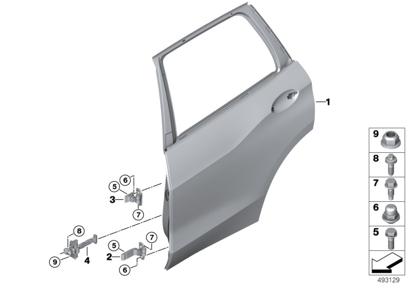 Genuine BMW 51227431278 G05 G06 Rear Door Brake (Inc. X5) | ML Performance UK Car Parts