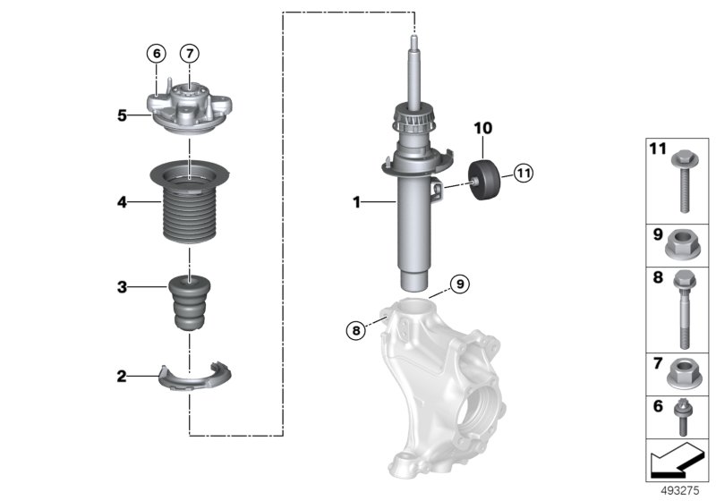 Genuine BMW 31336875403 G29 Piston Rod Protection Top (Inc. Z4 M40i, Z4 30i & Z4 20i) | ML Performance UK Car Parts