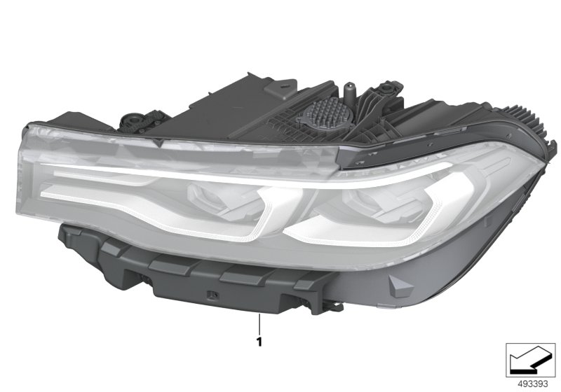 Genuine BMW 63119852952 G07 Headlight, Led, Ahl, Right (Inc. X7 50iX, X7 M50iX & X7 40iX) | ML Performance UK Car Parts